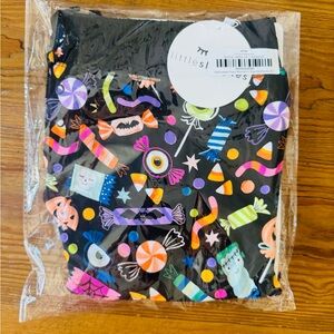 Little Sleepies Women’s Medium Black Halloween Candy Print Joggers